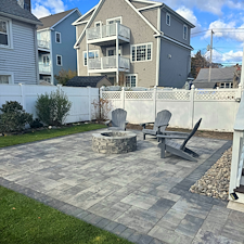 Backyard-Patio-Fire-Pit-Sod-Installation-in-Milford-CT 7